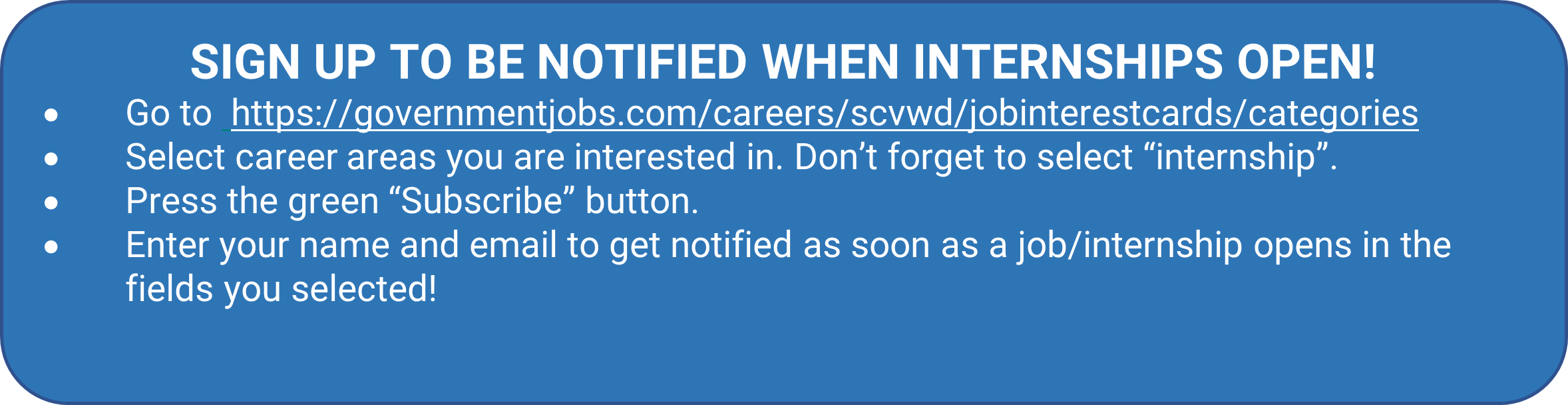 Sign-up Internships
