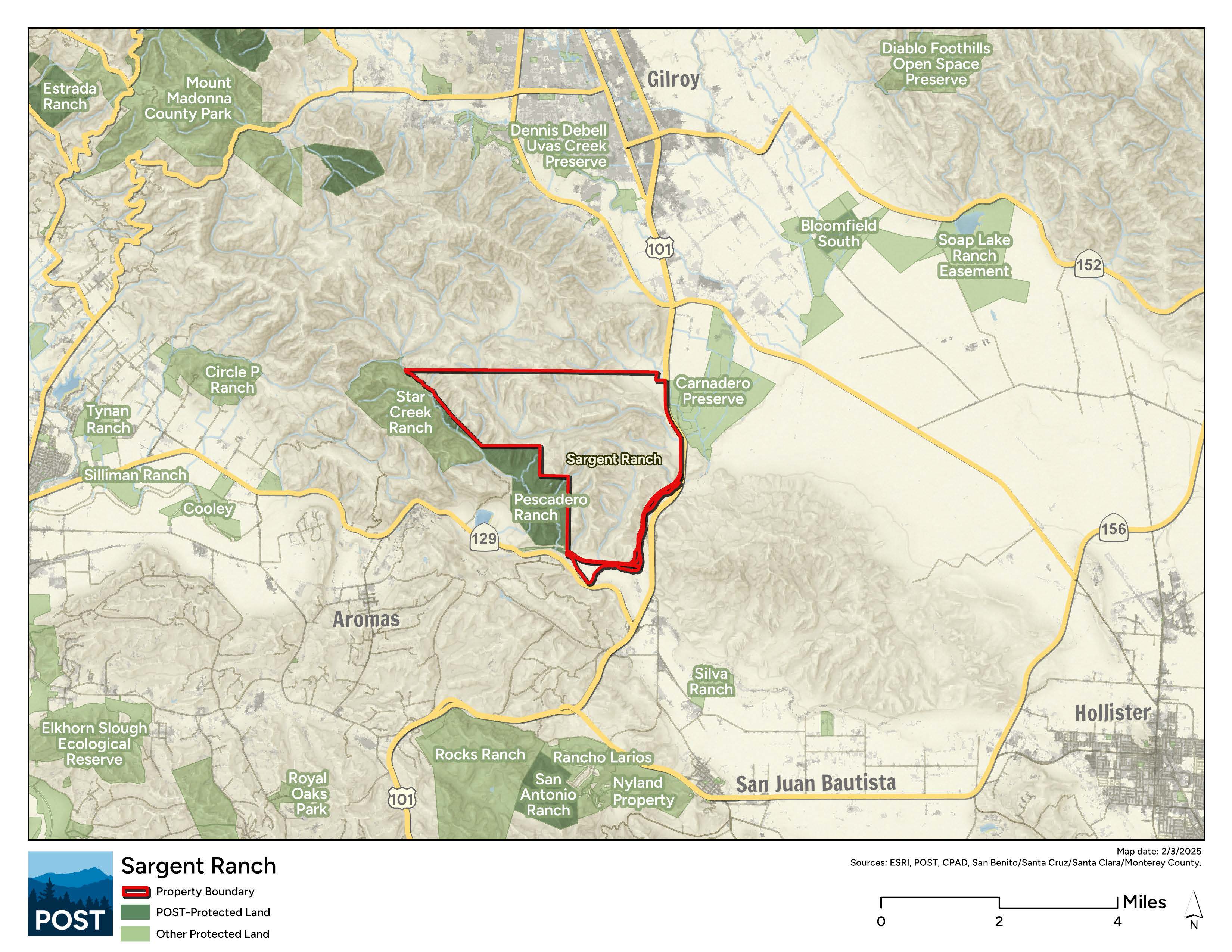 Sargent Ranch location