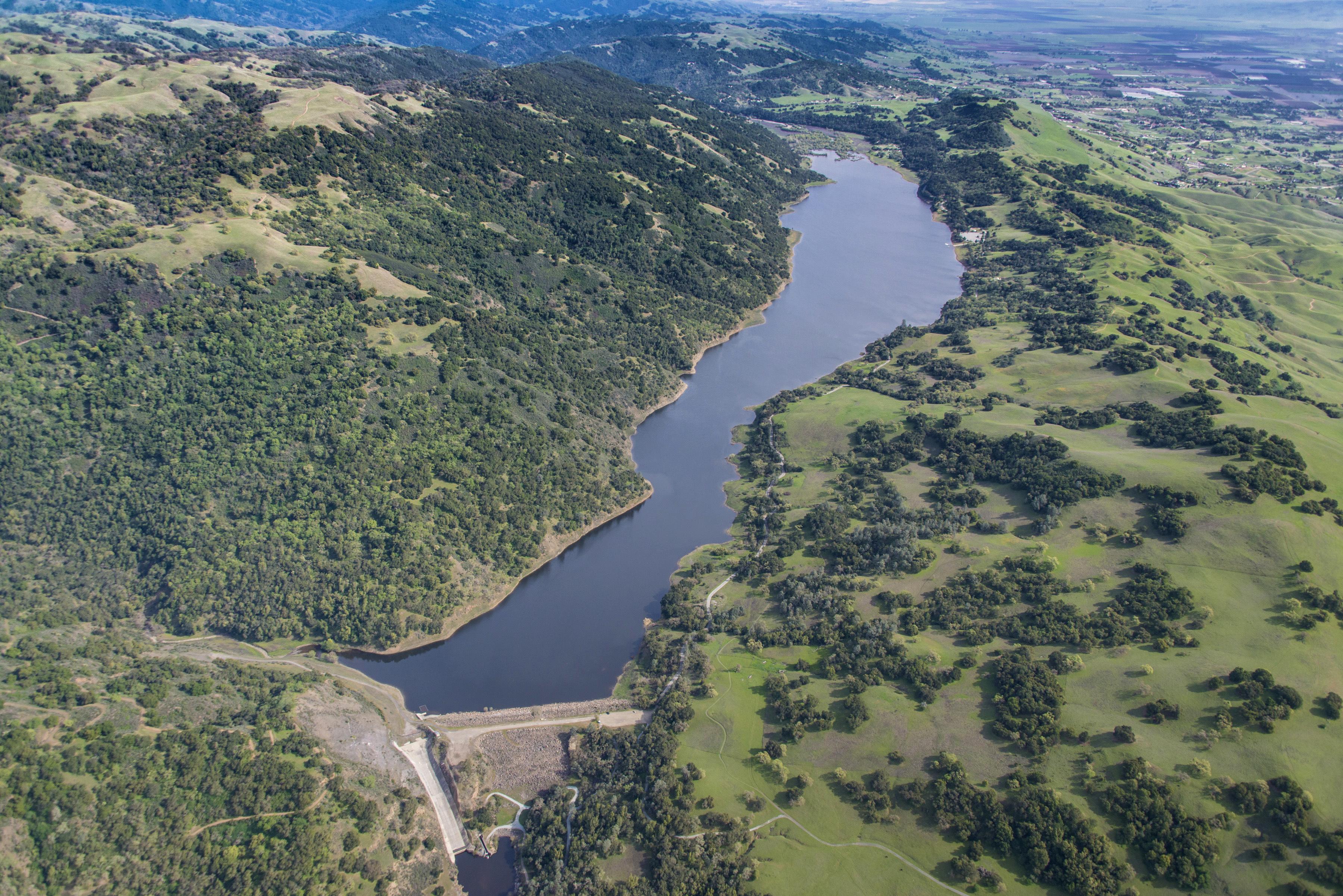 Coyote dam and reservoir