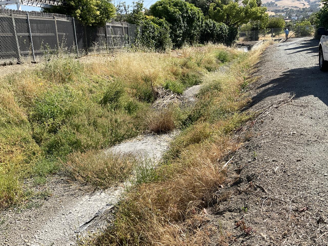 A look at the section of Sierra Creek in San José before crews began removing sediment in summer 2026. 