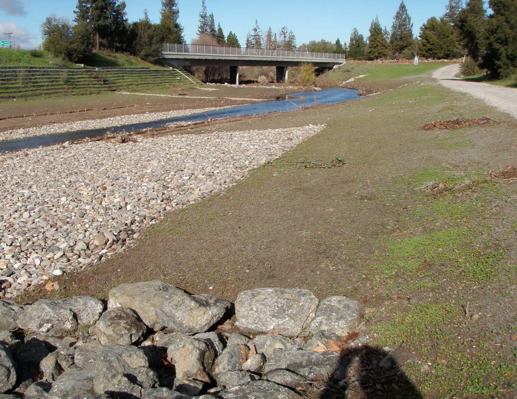 Looking at Almaden Expressway Bridge