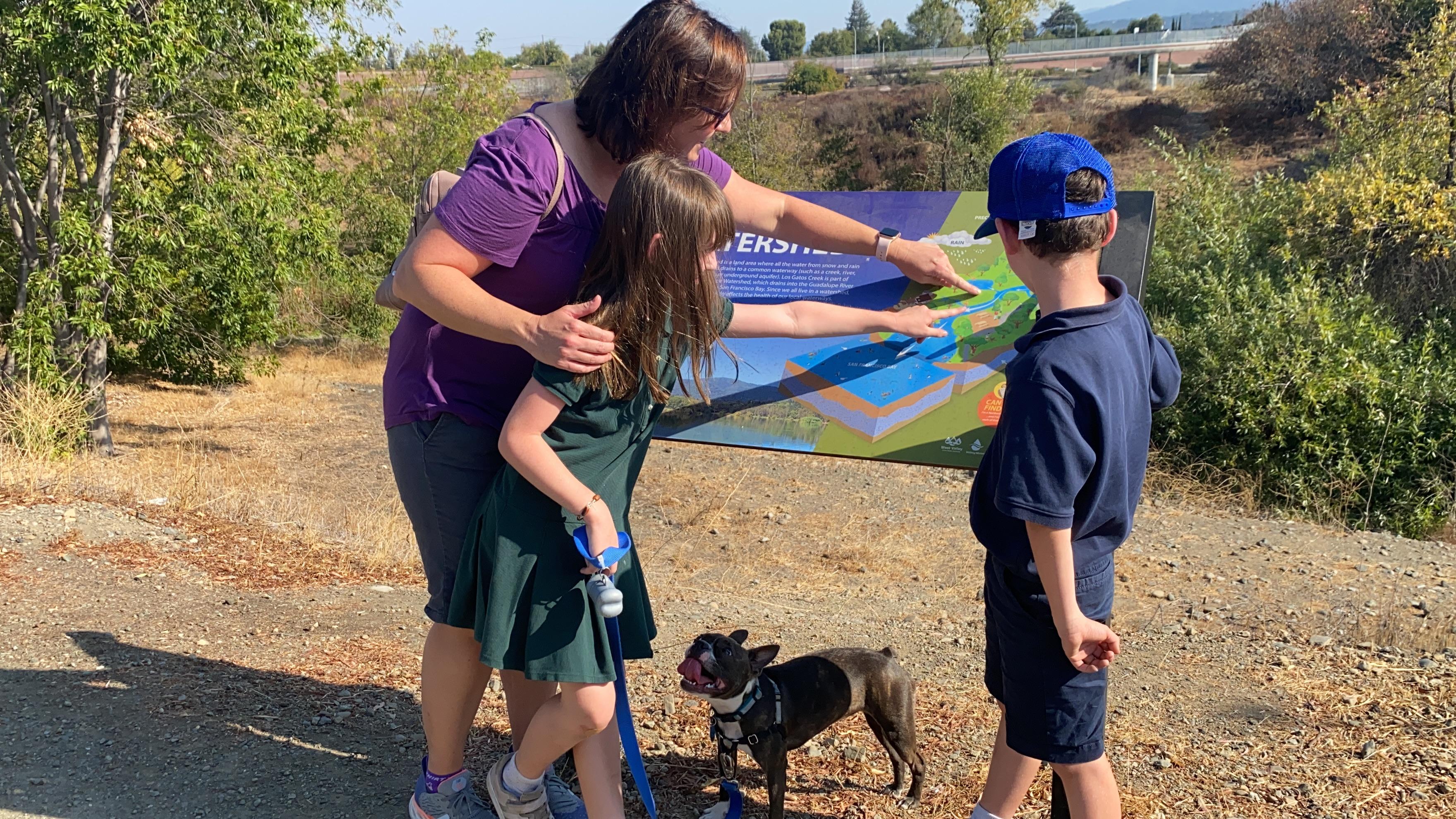 Los Gatos Creek trail signage