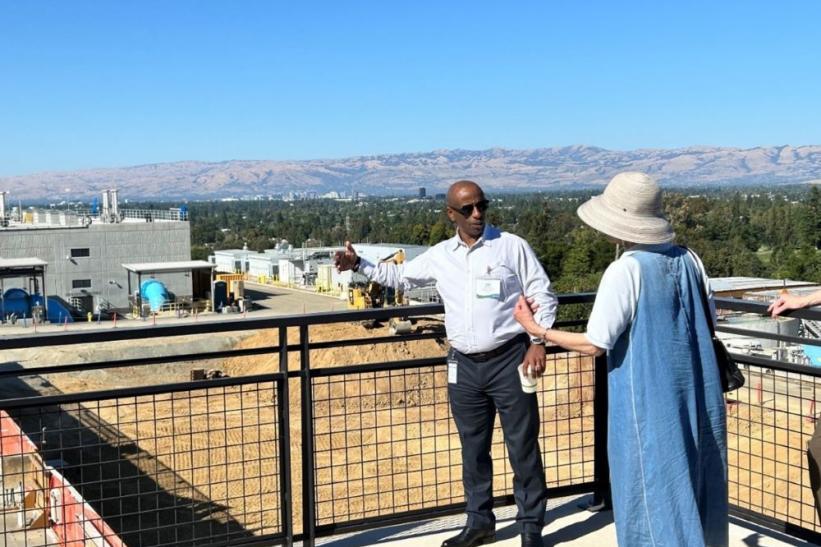 Rinconada Water Treatment Plant tour led by Sam Bogale, Valley Water’s Deputy Operating Officer of Treated Water