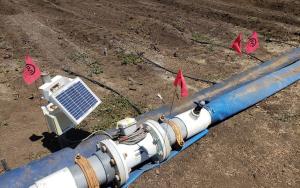 Flowmeter during a free mobile lab survey